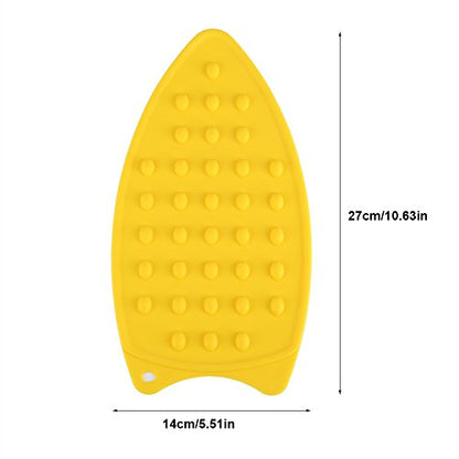 Silicone Rest Pad, Protective Surface for Mini Iron Pad Protection Ironing Rest (Yellow) - color: Yellow