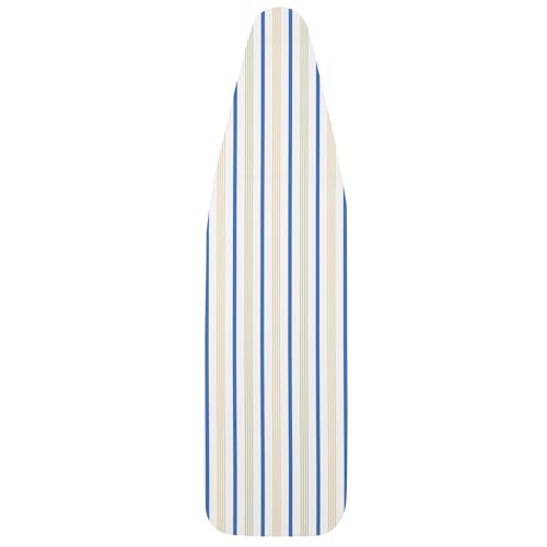 Household Essentials Basic Standard Ironing Board Cover and Pad Set, Multicolor Stripe Pattern