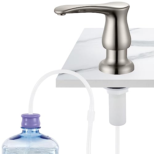 GAGALIFE Kitchen Sink Soap Dispenser Brushed Nickel, G0086BN-G - color: Brushed Nickel, size: with Hose