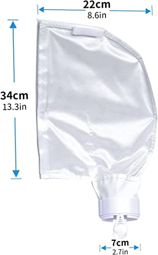 Pool Spa Part 2 Pack Nylon Mesh 280 All Purpose Bag Replacement - size: 2 pack hook and loop fasteners bag