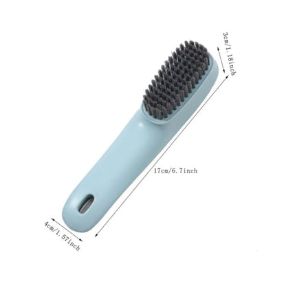 1 Pack Shoes Cleaning Brush, Handheld Scrubbing Brush–Multifunctional Cleaning Tools for Shoes, Laundry, Tile, Bathtub-Blue - color: Blue