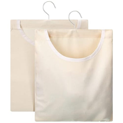 Eccliy 2 Pcs Canvas Clothes Pin Bag, Clothespin Holder Outdoor