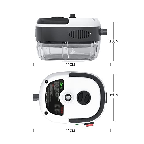 2500W Handheld Steam Cleaner High Temperature Pressurized Steam Cleaning Machine Portable Car Steamer with Brush Heads (White) - color: White