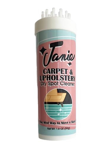 Janie Dry Stick Spot Cleaner (1.8 oz) – Instant Stain Remover Stick for Upholstery – Magic Eraser Pen for Furniture Stains – Compact, Safe, and Easy to Use - size: 1.8 Ounce (Pack of 1)