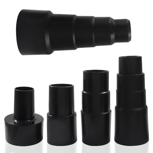 5 Pcs Universal Vacuum Hose Adapter Kit, Multi-Size, Black - size: Kit 3 (5 pcs)