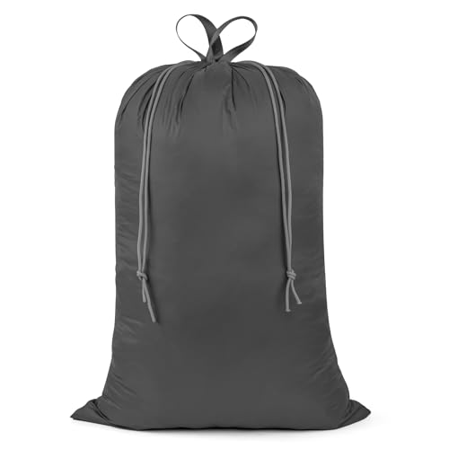 Extra Large Heavy Duty Laundry Bag for Dorm & Family - color: Grey