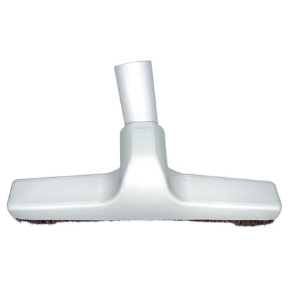 Selgo Hardwood Universal Vacuum Cleaner Floor Brush 1 ¼ inch (1.25'') (32mm) Inner Diameter with Horse Hair Soft Bristles 10” Wide (White - Plastic) - color: White - Plastic