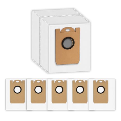 (6 Pack) T20+ Replacement Dust Bags Compatible With Airrobo T20+ Robotic Vacuum Cleaner, Accessories Kit, Large Capacity, Vacuum Bags - color: T20+ Dust Bags(6 Pieces)
