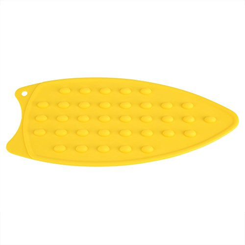 Silicone Rest Pad, Protective Surface for Mini Iron Pad Protection Ironing Rest (Yellow) - color: Yellow