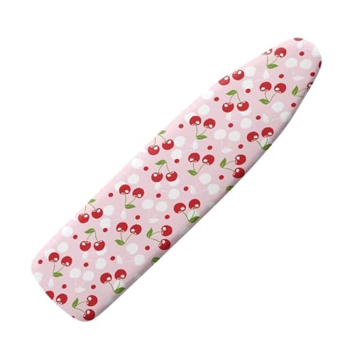 Cherry Ironing Board Cover Scorch & Stain Resistant Ironing Board Covers with Elastic Edge,Standard Size Iron Accessories - color: Cherry