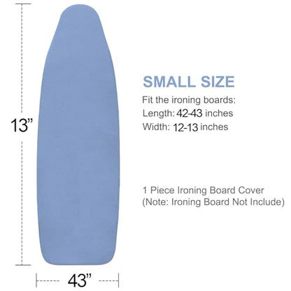 VividPaw Ironing Board Cover and Pad Small Size 13x43, 12x42, Thick Padding - color: Blue, size: 13" x 43"