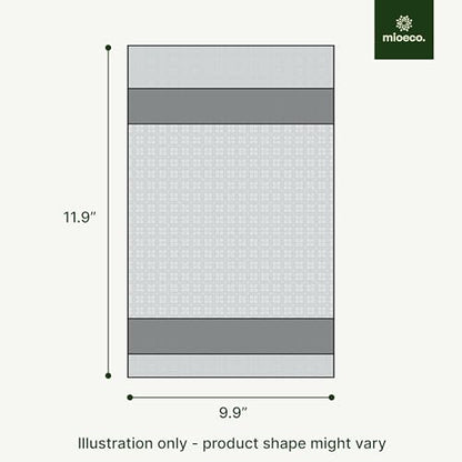 mioeco 24 Pack Reusable Kitchen Paper Towels, Organic Multicolor Cloths - size: 24 Pack Blush Harmony
