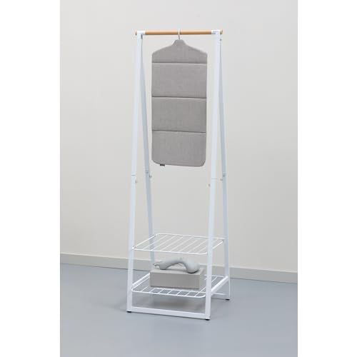Brabantia - Foldable Steam Board - for High Pressure Clothes Steaming - Solid Heat Resistant Surface - Versatile Hanging Hook - Easier Steaming with Handheld Steamers - 36 x 16 inches - Gray - color: Gray, style: Foldable Steam Board