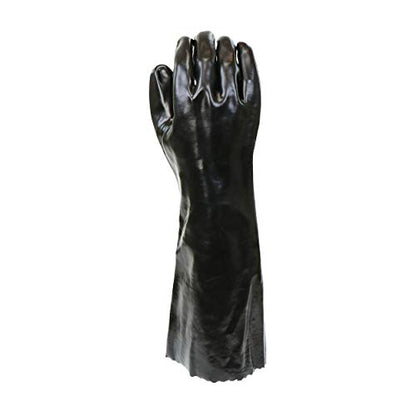 West Chester 12018 Chemical Resistant PVC Coated Work Gloves: 18" Length, Size Large, 2 Pairs - size: One Size (2 Count) (Pack of 3), style: 1 Pair