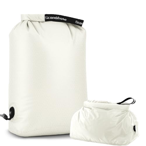 Travel Laundry Bag, Pump-free Vacuum Compression Dirty Clothes Bag, Medium Reusable Waterproof & Washable Laundry Bag, Wet and Dry Bag, Ideal for Suitcases, Laundromats (1 Pack) White - color: White, size: 17.5" L × 13.5" W × 5" H