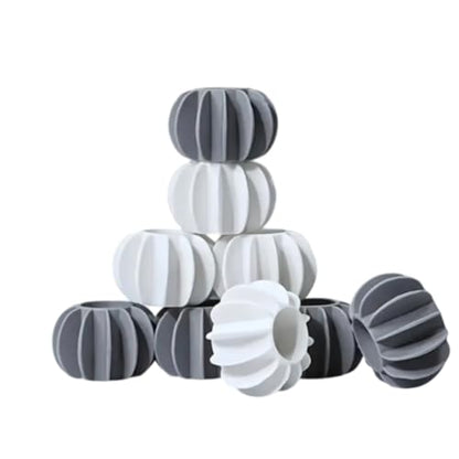Reusable Laundry Dryer Balls Pack of 12 – Spiky Anti-Static Fabric Softener Balls for Washer & Dryer – Eco-Friendly Wrinkle-Reducing Laundry Balls