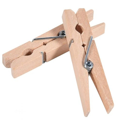 SenseYo 120 Pcs Mini ClothesPins for Photo 1.9 Inch Small Wooden Clips Clothes Pins Multi-Purpose for Pictures DIY Crafts Art Decorations