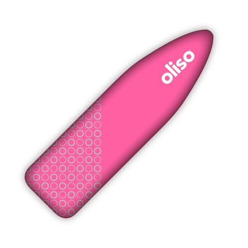 oliso Ironing Board Cover and Pad - 100% Cotton - Standard 15 x 54 - color: Raspberry