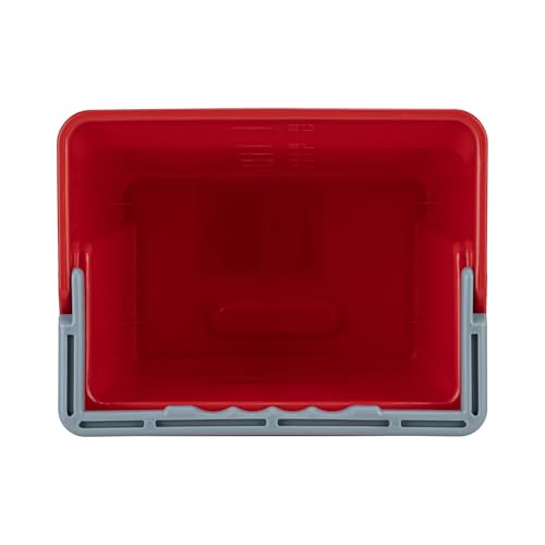 Restaurantware 6 qt Red Cleaning Bucket - color: Red, size: 6 Quarts