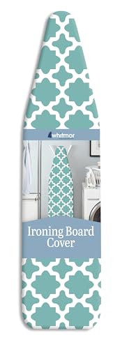 Whitmor Reversible Ironing Board Cover and Pad, Concord Turquoise, 54.0x15.0 - color: Concord Turquoise, size: 54x15 Inches