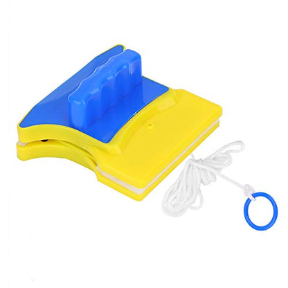 Fdit Magnetic Window Glass Cleaner, Double-Sided Squeegee for 3-8mm Thickness, with 2m Anti-Falling Rope, 2 Extra Cleaning Cotton