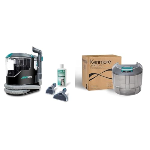 Kenmore KW2001 SpotLite Portable Carpet Spot Cleaner & Pet Stain Remover + Kenmore KT1001 Replacement Clean Water Tank