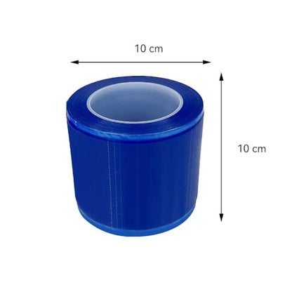 Disposable Dental Barrier Film, YOUYA DENTAL 1200Sheets/Roll Protective Film Plastic Oral Tape Isolation Membrane Tattoo Film Barrier Dentistry Covers Sleeves Dentistry Material 4"x 6"- Darkblue - color: Darkblue