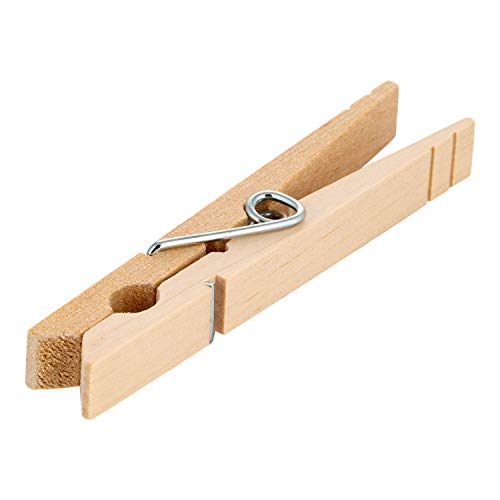Laundry 360 Extra Large Wooden 100 Pack Clothespins