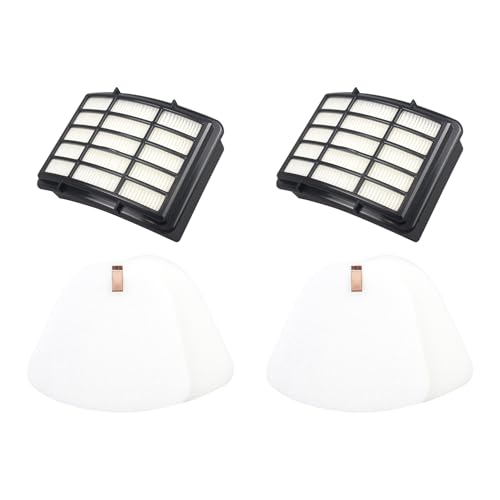 Replacement Filter Compatible with Shark CU512 Navigator Lift-Away XL Multisurface Upright Vacuum Cleaner （2 HEPA filters + 2 Foam）