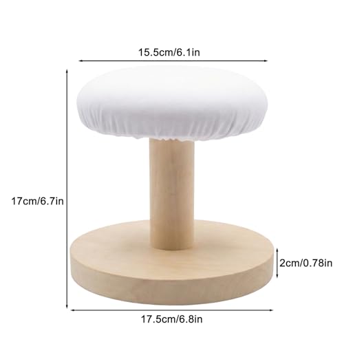 Tabletop Ironing Board Padded Small Ironing Board with Wooden Base, Chest & Sleeve Ironing Boards for Tailor, Household, Laundry Room, Apartment (Small) - size: Small
