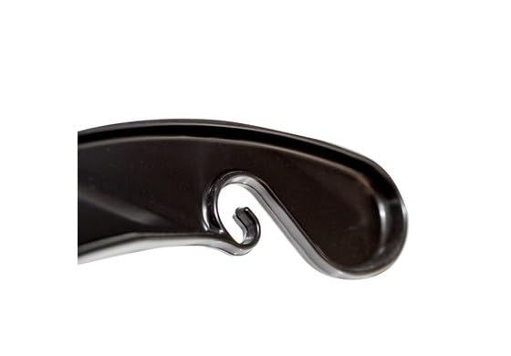 NAHANCO 17” Black Mid-Heavyweight Plastic Hanger, Black Hook, 100 Pack - color: Black With Black Hook