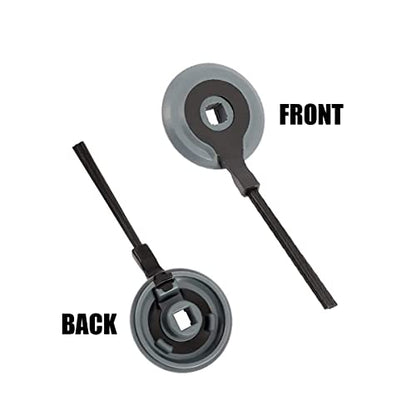 4Pack Replacement Parts Side Brushes, for Shark ION Robot AV751 S87 R85 RV850 RV850WV R71 R72 R75 S86 R87 R76 RV871 RV761,Black