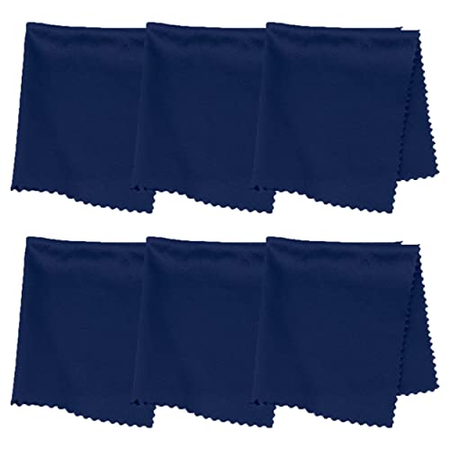 Purity Microfiber Lens Cleaning Cloth Cleans Eyeglasses, Screens and Lenses - color: Dark Blue