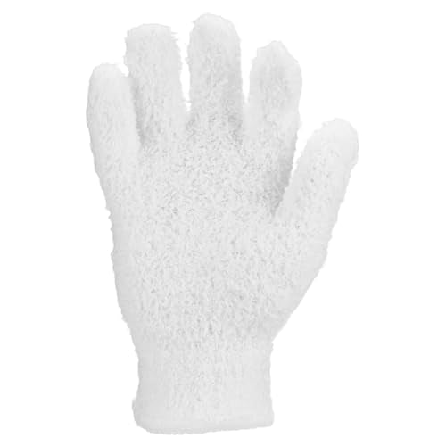 M METERXITY Dusting Gloves, Reusable Washable Mittens for Plants/House/Cars/Blinds Dusting, Leaf Cleaning Glove Mittens - color: White, size: 7 x 10 cm