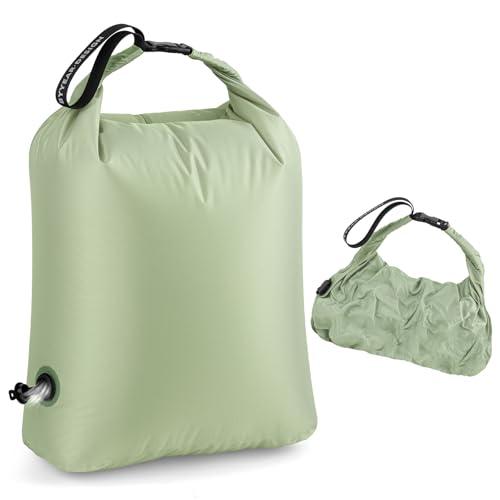 Travel Laundry Bag, Waterproof Compression Bags for Dirty Clothes - color: Green, size: Medium