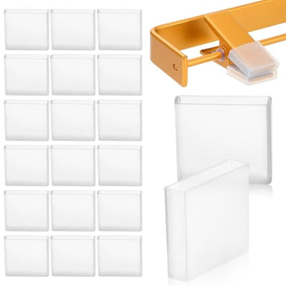 Toyvian Non-Slip Hanger Grips, 50pcs Silicone Clothes Hanger Shoulder Strips Clear Anti-Slip Rubber Clips for Clothes Pants and Dresses Protective Accessories for Home Retail Use - color: Transparent