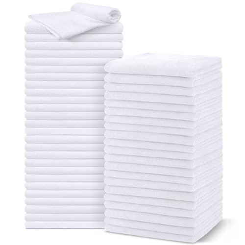 UNIMADE Salon Towels 48 Pack, Super Soft Microfiber Hand Towel - color: White, size: 48PK