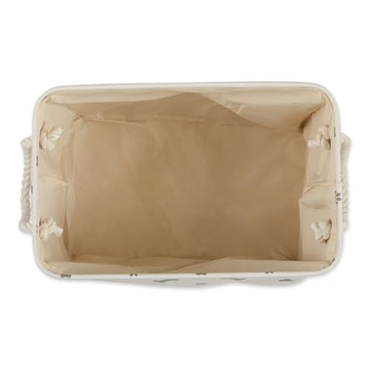 Bone Dry Pet Storage Collection Paw and Bone Print, Medium Rectangle, 16x10x12, Gray - color: Gray, size: Medium Rectangle, 16x10x12"