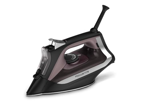 Rowenta Access Steam Iron, Clothes Iron with Steamer, Vertical Steaming, Maximum Steam Distribution, Anti-Drip Protection, Cinamon - style: Steam Iron - Vertical Steamer