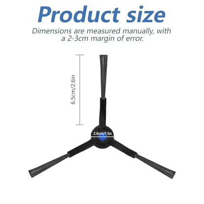 Side Brush for Ecovacs Deebot T50 Pro Omni, T50 Max Pro Omni Vacuum Cleaner - color: X8 Pro Omni-8pcs-side Brush