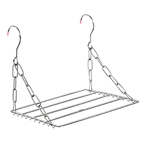MAGICLULU Multi-Functional Shoes Drying Rack Balcony Stainless Steel Shoe Hanging Racks Drying Clothes Clothes Dryer Window Drying Outdoor Hanging Drying