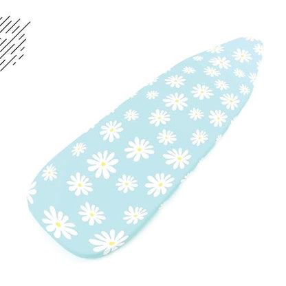 Encasa XO Ironing Board Cover and Pad 42"x14" Medium, Thick Felt - color: Daisy Blue, size: Medium (42"x14")
