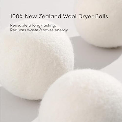 Dirty Labs | 100% New Zealand Wool Dryer Balls | 3 Pack - color: New Packaging