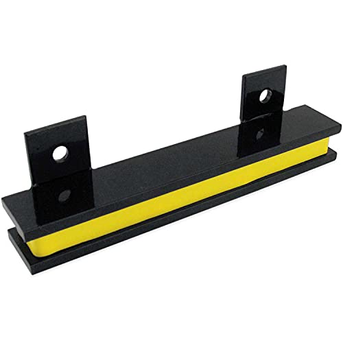 Master Magnetics 6" Magnetic Bar Tool Organizer - Easy to Install Magnet Storage Holder for House, Garage, Shed, or Job Site - Black Powder Coat - color: Black Powder Coat, size: 6"