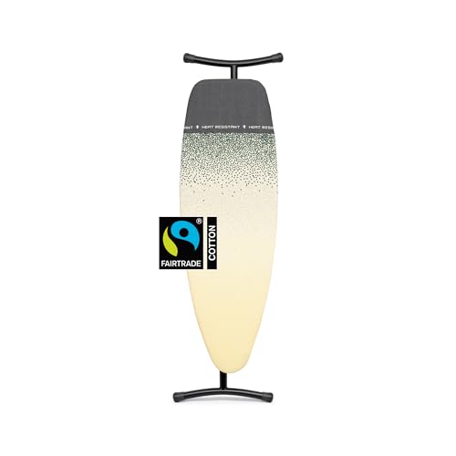 Brabantia Premium Ironing Board with Heat Resistant Parking Zone | X-Large (Size D) | Fairtrade New Dawn | Tall & Wide, Adjustable Height (31-40"), Easy Fold, Anti-Collapse Lock, Non-Slip Feet - color: New Dawn
