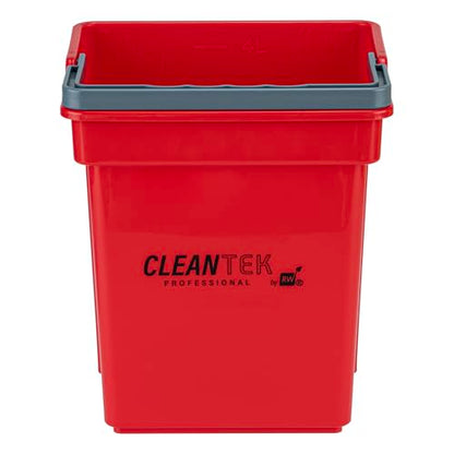 Restaurantware 4 qt Red Cleaning Bucket - color: Red, size: 4 Quarts