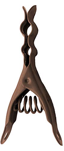 Extreme Clothespins | Buffalo Brown | Solid 304 Stainless Steel | 20 Pack | Heavy Duty | Anti-Rust | Camping Pins | Clothes Pins | Chip Clips | Lifetime Product | No Plastic Parts | Made in Italy - color: Buffalo Brown