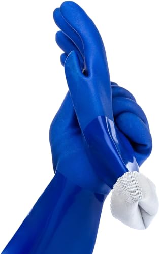 Star Kitchen & Home True Blues Ultimate Household Cleaning Gloves - size: Medium