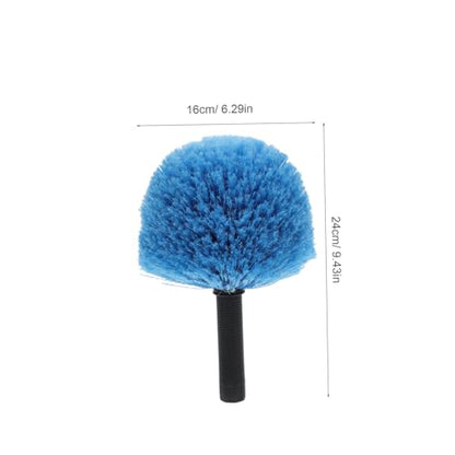 Cobweb Duster Brush Head Replacement High Ceiling Duster Brush Cobweb Web Head Outdoor Clean Broom Spiderweb Pole Ceiling Long Washable High Car