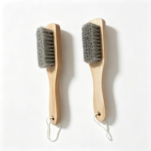 2PCS Long Laundry Brush for Shoes - size: Small